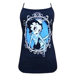 Women's Little Cutie by Adi Rockabilly Betty Boop Tattoo Camisole Tank