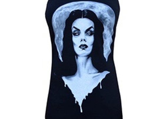 Women's Moonlight by Shayne of the Dead Vampira Long Camisole Tank Top