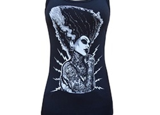 Women's Demon Love by Josh Stebbins Bride of Frankenstein Tank Top