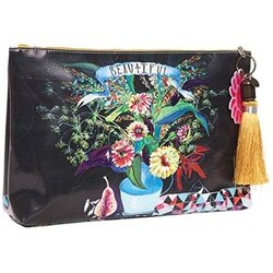 Papaya Art Beautiful Flowers Art Large Travel Cosmetic Make-up Bag