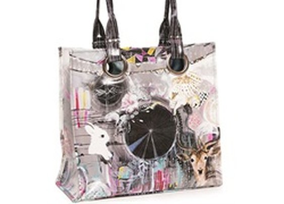 Papaya Art Dreamcatcher Owl Rabbit Deer Native American Tote Purse