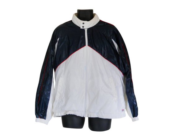 Men Windbreaker Jacket Marlboro Jacket 80s by SecondhandObsession
