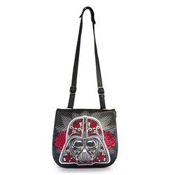 Loungefly Star Wars Darth Vader Sugar Skull Roses Crossbody Bag Purse