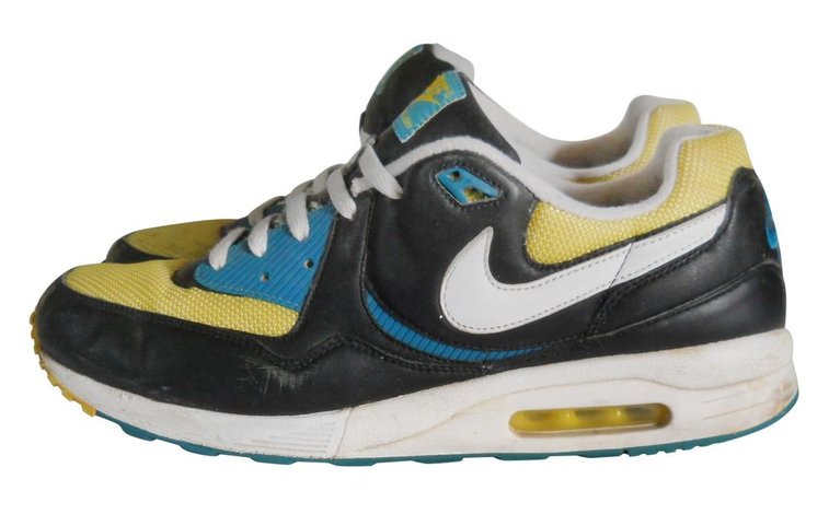 Nike Air Max Light Size 12 Sonic Black White Teal Yellow Sneaker Trainer Men | eBay