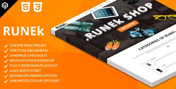 Runek - Multipurpose and Responsive Magento Theme | ThemeForest