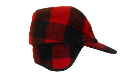 Winter Hat Men Winter Cap Ear Flap Hat Flat by ShineBrightVintage
