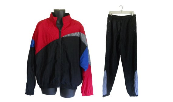 Men Windbreaker Wind Breaker 90s Windbreaker by ShineBrightVintage