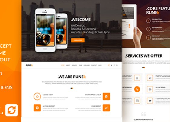 Runek - Material Design WordPress Theme | ThemeForest