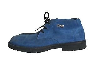 Blue Suede Boot DKNY Chukka Ankle 10.5 M Leather Men