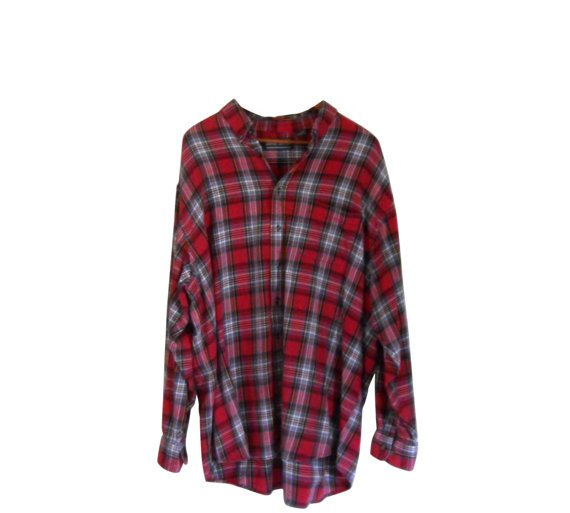 Lumbersexual Men Flannel Shirt Men XXL Shirt by ShineBrightVintage