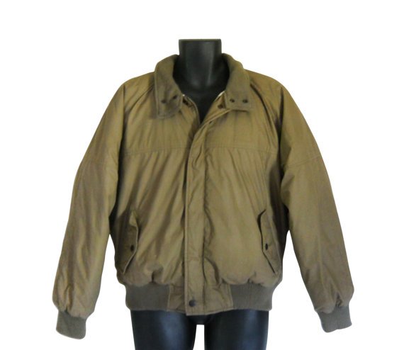 Men Bomber Jacket Down Jacket Down Coat Men by ShineBrightVintage