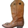 Cowboy Boot Men 8.5 Brown Cowboy Boot by ShineBrightVintage