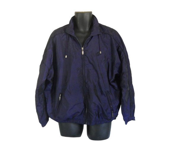 Men Windbreaker Jacket 80s Windbreaker 90s by ShineBrightVintage