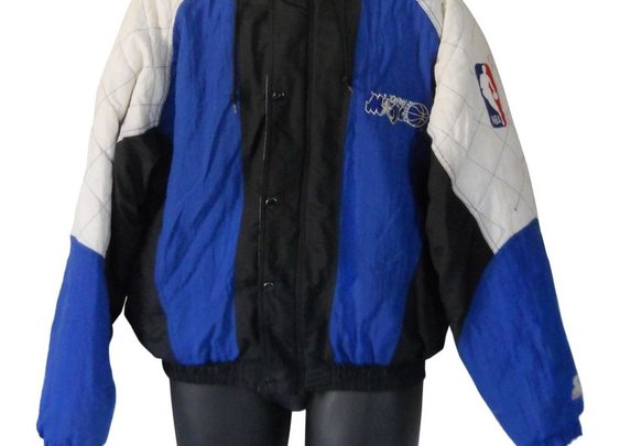 RARE Orlando Magic Vintage 90s Starter Jacket Coat Winter Puffer Hooded Small | eBay