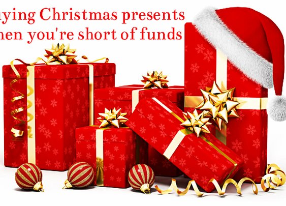 Buying Christmas presents when you're short of funds