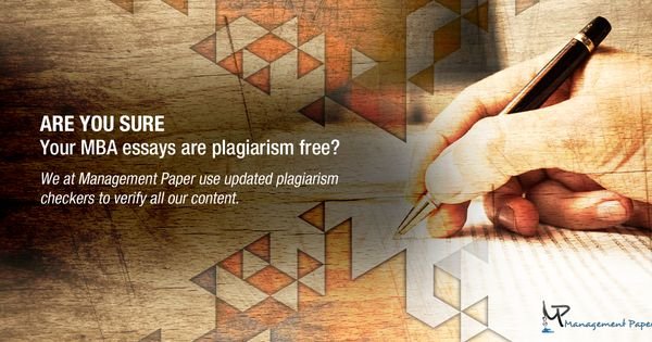 Ask us what plagiarism checking software we are using for your MBA assignment orders.
