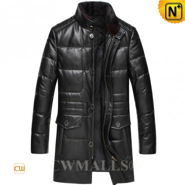 CWMALLS® Kansas City Mink Collar Down Coat CW817005