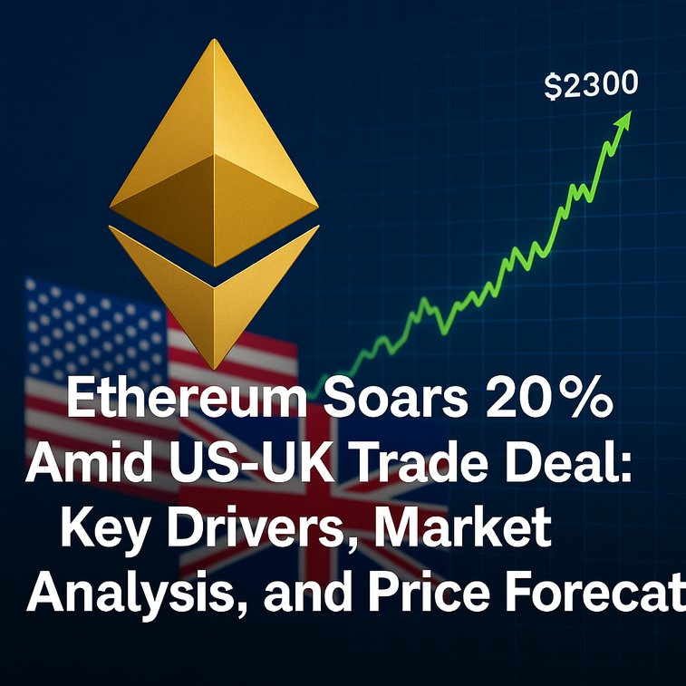 Ethereum Soars 20% Amid US-UK Trade Deal: Key Drivers, Market Analysis