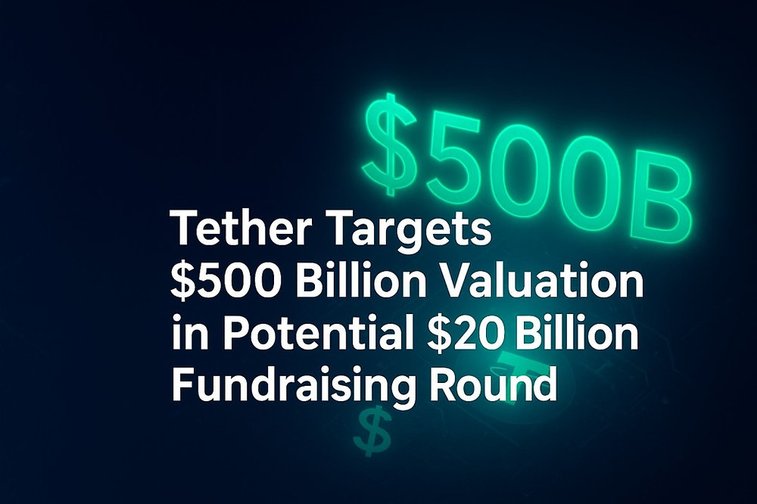 Tether Targets $500 Billion Valuation in Potential $20 Billion Fundraising Round