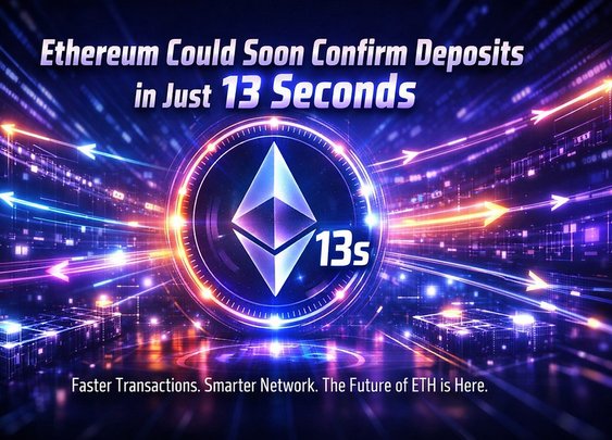 Ethereum Could Soon Confirm Deposits in Just 13 Seconds — Here’s What That Means