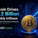 Bitcoin Drives $1.2 Billion Weekly Inflows Into Crypto Investment Products