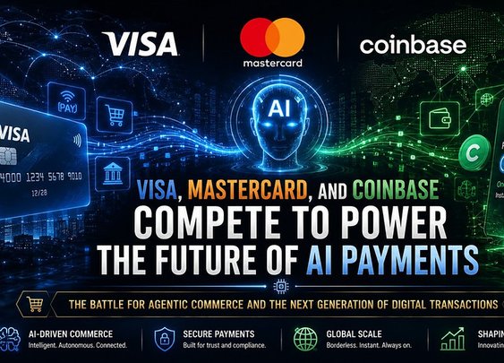 Visa, Mastercard, and Coinbase Compete to Power the Future of AI Payments