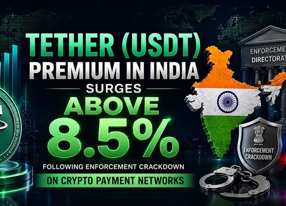 Tether (USDT) Premium in India Surges Above 8.5% Following Enforcement Crackdown on Crypto Payment Networks