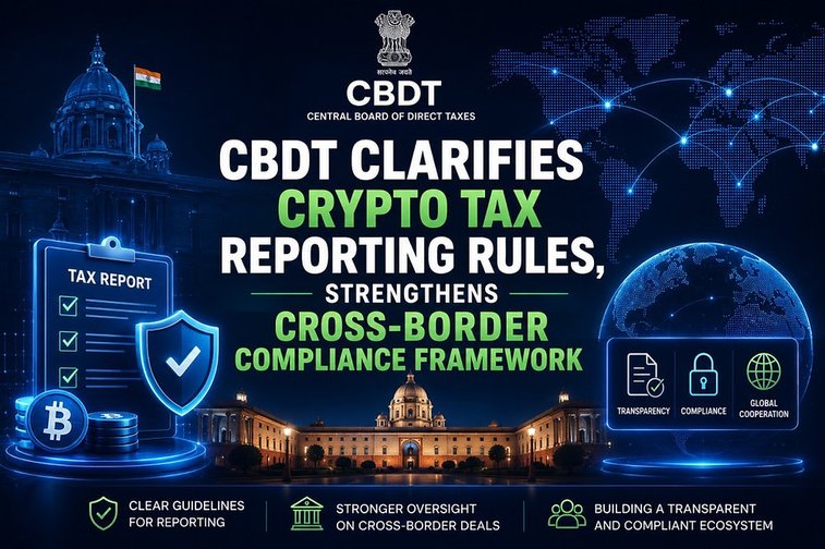 CBDT Clarifies Crypto Tax Reporting Rules, Strengthens Cross-Border Compliance Framework