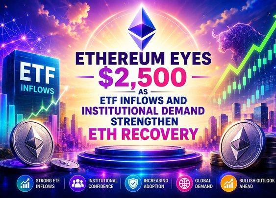 Ethereum Targets $2,500 as ETF Inflows Boost ETH Recovery