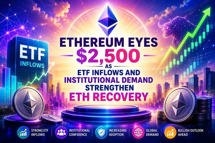 Ethereum Targets $2,500 as ETF Inflows Boost ETH Recovery