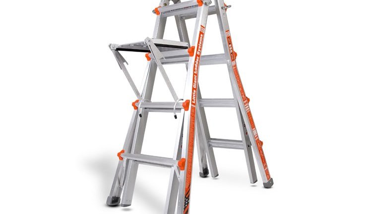 TODAY ONLY: Little Giant Alta One 17' or 22' Ladder with Work Platform and Wheel Kit $169.99-$199.99