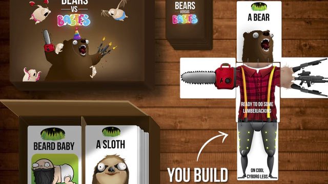 Bears Vs. Babies - Gioco Di Carte In Lingua Tedesca | Per Famiglie E Amici, Strategia E Divertimento